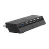 PS4 5 in 1 USB Port Hub - PS4 Portable USB Hub Black