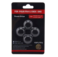 PS4 Black Thumb Grips Silicone Rubber - PS4 Controller Grips