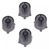 PS4 Clear Black Controller Action Buttons - PS4 Clear Black Buttons