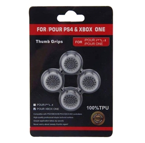 PS4 Clear Thumb Grips Silicone Rubber - PS4 Controller Grips