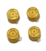 PS4 Gold Metal Controller Bullet Buttons - Gold 9mm Bullet Button Mod