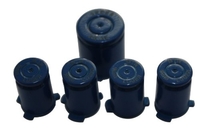 Xbox 360 Blue Metal ABXY Controller Bullet Buttons - Blue 9mm Buttons
