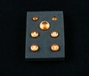 Xbox 360 Bronze Adjustable ABXY Buttons - Bronze Guide Start Select Buttons