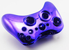 Xbox 360 Chrome Purple Full Replacement Controller Shell Mod