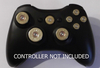 Xbox 360 Controller Brass Metal Bullet Buttons Full Set - Bullet Mod