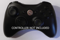 Xbox 360 Controller Nickel Metal. 338 sniper Bullet GUIDE Button - Mod