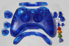 Xbox 360 Crystal Blue Full Replacement Controller Shell Mod