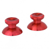Xbox One Red Aluminium Thumbsticks - Red Metal Xbox One Replacement Joysticks