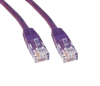 0.25M CAT 6 UTP MOULDED CAB VIOLET