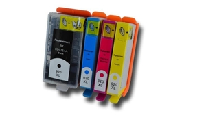 1 Set of HP 920 XL Chipped Compatible Ink Cartridges for HP Photosmart