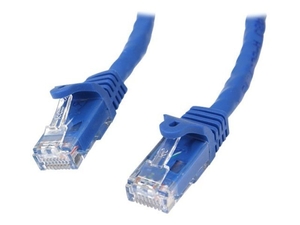 10m Blue Gigabit Snagless RJ45 UTP Cat6 Patch Cable - 10 m Patch Cord