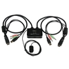 2 Port Usb Hdmi Cable Kvm Switch With Audio And Remote Switch Usb Powered