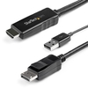 2m (6ft) HDMI to DisplayPort Cable 4K 30Hz - Active HDMI 1.4 to DP 1.2 Adapter Converter Cable with Audio - USB Powered - Mac & Windows - HDMI Laptop to DP Monitor - Male/Male