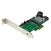3 Port Pci Express 2.0 Sata Iii 6 Gbps Raid Controller Card W/ Msata Slot And Hyperduo Ssd Tiering