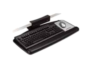3M ADJUSTABLE KEYBOARD TRAY BLACK