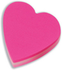3M Postit Diecut Cube Heart Pink 225sht - 12 Pack