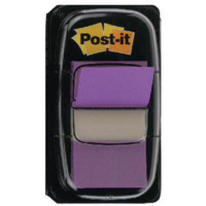 3M Postit Tape Flags Purple 680-8 - 12 Pack