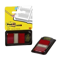 3M Postit Tape Flags Red 680-1 - 12 Pack