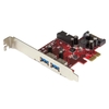 4-port Pci Express Usb 3.0 Card - 2 External 2 Internal - Sata Power