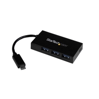 4-Port USB-C HubSB-C to 1x USB-C and 3x USB-A - USB 3.0 Hub - Includes Power Adapter