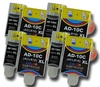 4 Sets of Advent 10 XL ABK10 ACLR10 Compatible Ink Cartridges for A10 AW10 AWP10