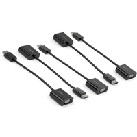 5-Pack DisplayPort to VGA Adapter - DisplayPort 1.2 to VGA Active Adapter - Digital DP to Analog VGA Video Converter Dongle - DisplayPort Male to VGA Female Monitor Adapter