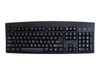 Accuratus black Arabic ps2/usb keyboard