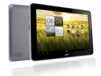 Acer Iconia A210 Tablet PC,  NVIDIA Tegra 3 1.2GHz,  1GB RAM,  16GB Flash,  10.1" Touchscreen,  2mp Front Camera,  Wifi,  Bluetooth,  Grey,  Android 4.0