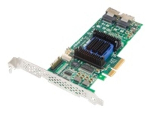 Adaptec RAID 6805E - Storage controller (RAID) - 8 Channel - SATA-600 / SAS 2.0 low profile - 600 MBps - RAID 0,  1,  10,  JBOD,  1E - PCI Express x4