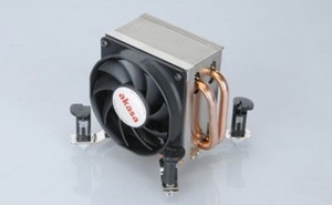Akasa CCE-7201CP Socket 775,  1156,  1155,  1366 Low Noise Side Blow CPU Cooler