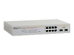 Allied Telesis 8port 10/100/1000tx Websmart Switch 2 Sfp Bays