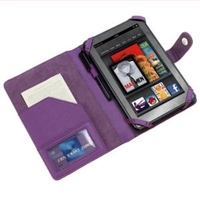 Amazon Kindle Fire Neo-Orbit Encyclopedia Flip Case - Purple