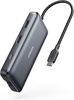 Anker USB C Hub,  PowerExpand 8-in-1 USB C Adapter,  with Dual 4K HDMI,  100W Power Delivery,  1 Gbps Ethernet,  2 USB 3.0 Data Ports,  SD and microSD Card Reader,  for MacBook Pro,  XPS,  Pixelbook and More