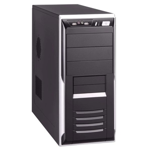 Aopen Case Es45f Minitower With 350w Atx 2.0 Silent Psu Cag1.1- Black