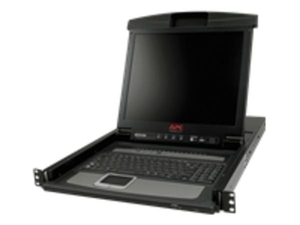 APC 17 Rack LCD Console with Integrated 16 Port Analog KVM Switch