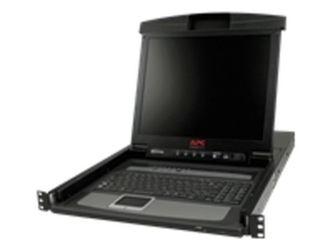 APC 17 Rack LCD Console with Integrated 8 Port Analog KVM Switch