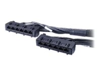 APC Data Distrbution Cable CAT6 UTP CMR 6XRJ-45 Black 9FT (2.7M)