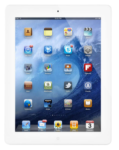 Apple iPad,  A5X Dual Core CPU,  32GB Flash,  9.7" MultiTouch,  Wifi,  4G,  Bluetooth,  iSight Camera,  White,  iOS 5