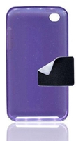 Apple iPod Touch 4 (Current Model) U-Bop gSHELL Tough All-Body Case & StampWIPE Smoke Purple