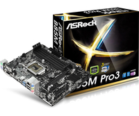 ASRock B85M Pro3 Socket 1150 VGA DVI-D HDMI 5.1 CH HD Audio Micro ATX Motherboard