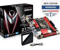 ASRock Fatal1ty Z170 Gaming-ITX/ac Socket 1151 HDMI DIsplayPort 7.1 CH HD Audio Mini-ITX Motherboard