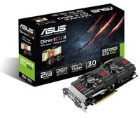 Asus GTX 660 DirectCU II 2GB GDDR5 Dual DVI HDMI DisplayPort PCI-E Graphics Card