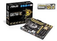 Asus Q87M-E Socket 1150 VGA DVI HDMI DisplayPort 8 Channel Audio mATX Motherboard