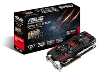 Asus R9 280X DirectCU II TOP 3GB GDDR5 Dual DVI HDMI DisplayPort PCI-E Graphics Card