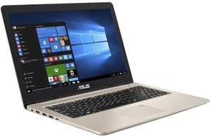 ASUS VivoBook Pro 15 N580VD Laptop,  Intel Core i7-7700HQ 2.8GHz,  8GB DDR4,  1TB HDD,  128GB SSD,  15.6" Full HD,  No-DVD,  NVIDIA GTX 1050 2GB,  WIFI,  Windows 10 (64bit)