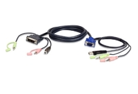 Aten 2L-7DX3U - 3M - USB - VGA to DVI-A KVM Cable