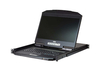 Aten CL3116NX-ATA-EE - 16-Port - PS/2-USB - VGA Single Rail WideScreen LCD - KVM Switch