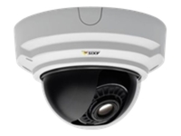 AXIS P3343 6mm SVGA,  day/night,  fixed dome,  tamper-resistant indoor casing. Varifocal 2.5-6 mm DC-iris lens,  remote focus & zoom. H.264 & Motion JPEG streams, . WDR. Video motion detection & active tampering alarm. Two-way audio,  built-in micr