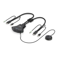 Belkin F1DN102FLP-DP-3 - Secure 2Port DP/DP KVM Switch w/Aud PP3.0