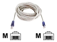 Belkin Hi-Speed Internet Modem Cable RJ11M-M (Transparent),  1.8m